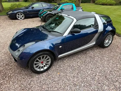 Used Smart Roadster 2005 Blue Cabriolet