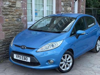 Used Ford Fiesta Zetec 2011 Blue Hatchback