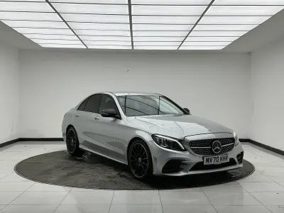 Used Mercedes C220 AMG Line Premium 194 HP (142 kW) 2020 Silver Sedan