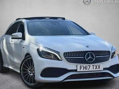 Used Mercedes A250 Premium 218 HP (160 kW) 2017 White Hatchback