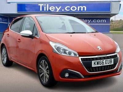 Orange Used 2017 Peugeot 208 Allure Hatchback | £4,490 (Fair price)