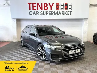 Used Audi A6 S-Line 204 HP (150 kW) 2019 Grey Estate