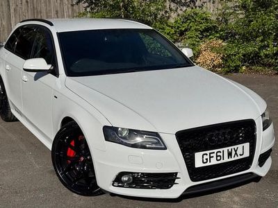 Begagnad Audi A4 S-Line 2011 Vit Kombi