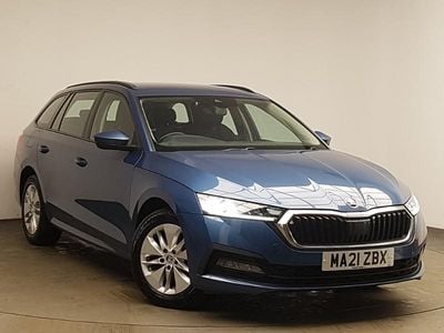 Used Skoda Octavia SE Technology 110 HP (80 kW) 2021 Blue Estate