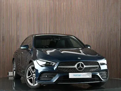 Used Mercedes CLA200 AMG Line Premium Plus 2020 Blue Coupe