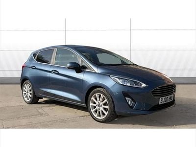 Used Ford Fiesta Titanium 100 HP (73 kW) 2020 Blue Hatchback