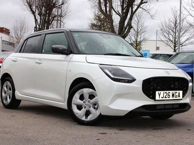 New Suzuki Swift 82 HP (60 kW) 2026 White and grey roof Hatchback