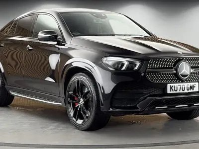 Used Mercedes GLE400 AMG line 2020 Obsidian black Coupe