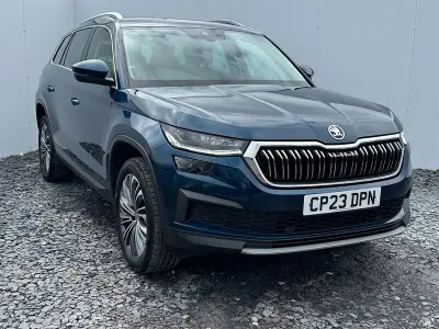 Used Skoda Kodiaq SE L Executive 150 HP (110 kW) 2023 Blue SUV