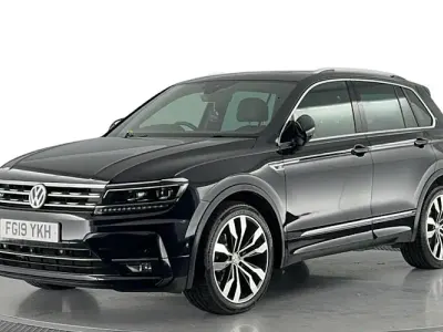 Used VW Tiguan R-line 150 HP (110 kW) 2018 Black SUV