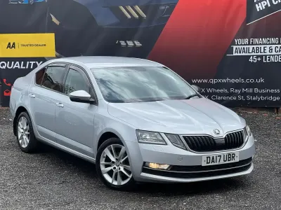 Begagnad Skoda Octavia SE L 115 HK (84 kW) 2017 Silver Halvkombi