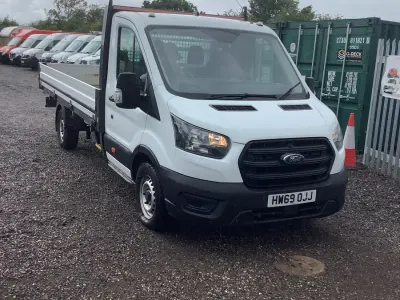 Used Ford Transit 130 HP (95 kW) 2019 White Pickup