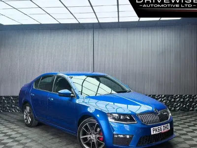 Used Skoda Octavia vRS 150 HP (110 kW) 2016 Blue Estate