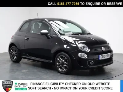 Used Fiat 500 S 69 HP (50 kW) 2019 Black Hatchback