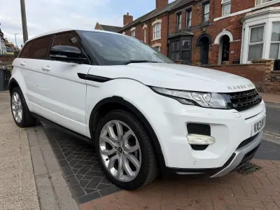 Used Land Rover Range Rover evoque Dynamic 190 HP (139 kW) 2013 White SUV