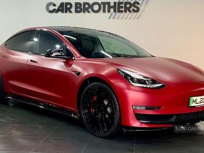 White Used 2020 Tesla Model 3 Performance Sedan | £18,495 (Fair price)