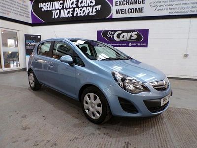 Used Vauxhall Corsa Design Edition 95 HP (69 kW) 2014 Blue Hatchback