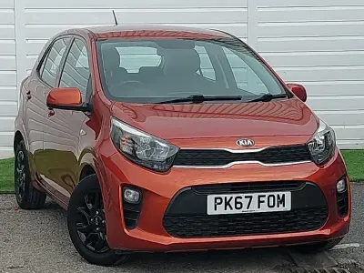 Used Kia Picanto 2017 Orange Hatchback