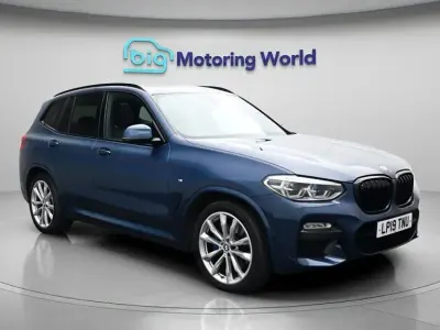 Used BMW X3 M Sport 190 HP (139 kW) 2019 Blue SUV