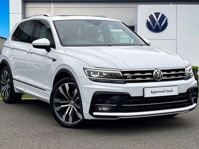 White Used 2018 VW Tiguan R-line SUV | £18,990 (Good price)