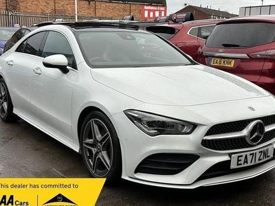 Used Mercedes CLA180 AMG Line Premium Plus 136 HP (100 kW) 2021 White Sedan