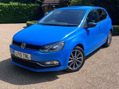 Used VW Polo Design 2015 Blue Hatchback