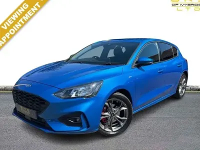 Used Ford Focus ST-Line 125 HP (91 kW) 2022 Blue Hatchback