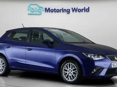 Used Seat Ibiza SE Technology 95 HP (69 kW) 2020 Blue Hatchback