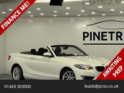 Used BMW 218 136 HP (100 kW) 2015 White Cabriolet