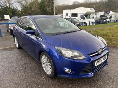 Used Ford Focus Zetec 2014 Blue Hatchback
