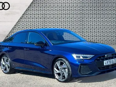 Used Audi A3 Black Edition 150 HP (110 kW) 2025 Blue