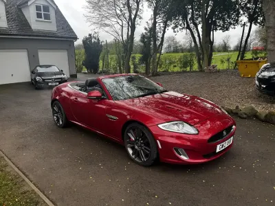 Używany Jaguar XKR Supercharged 510 KM (375 kW) 2012 Czerwony Kabriolet