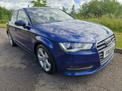 Used Audi A3 Sport 110 HP (80 kW) 2016 Blue Hatchback