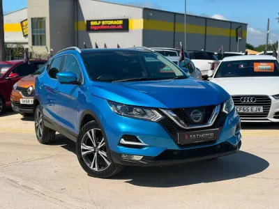 Used Nissan Qashqai N-Connecta 110 HP (80 kW) 2017 Blue SUV