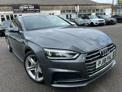 Used Audi A5 S-Line 190 HP (139 kW) 2018 Grey Coupe