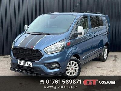 Used Ford Transit Custom Limited 130 HP (95 kW) 2021 Blue Van