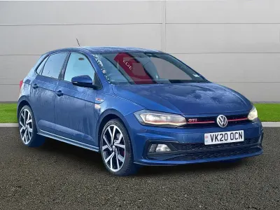 Used VW Polo GTI 200 HP (147 kW) 2020 Blue Hatchback