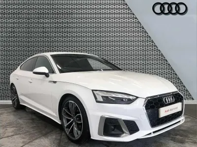 Used Audi A5 S-Line 163 HP (119 kW) 2021 White Coupe