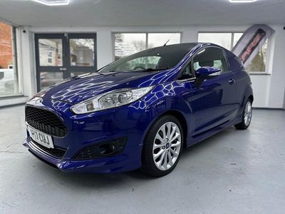 Used Ford Fiesta Sport 2017 Blue Van
