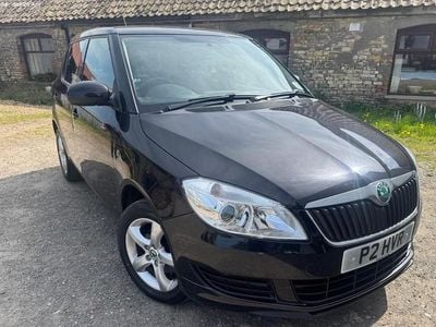 Begagnad Skoda Fabia SE 2012 Svart Halvkombi