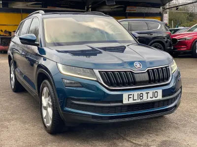 Used Skoda Kodiaq SE L 150 HP (110 kW) 2018 Blue SUV