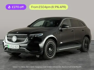 Used Mercedes EQC400 AMG Line Premium Plus 300 kW (408 HP) 2022 Black SUV