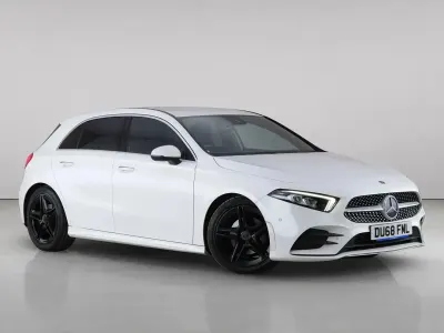 Used Mercedes A200 AMG Line Premium 2018 White Hatchback