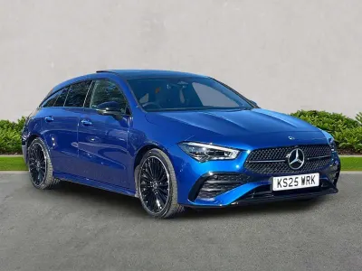 Used Mercedes CLA220 AMG Line Premium Plus 2025 Blue Estate