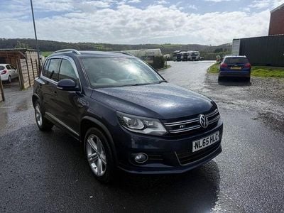 Used VW Tiguan R-line 150 HP (110 kW) 2015 Blue SUV