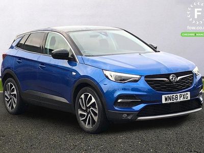 Used Vauxhall Grandland X Ultimate 177 HP (130 kW) 2018 Blue SUV