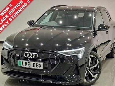 used Audi e-tron SUV (2021/21)230kW 50 Quattro 71kWh Black Edition Auto 5d