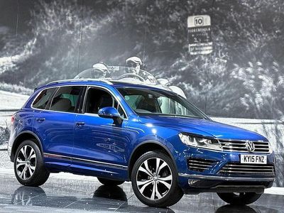 Blue Used 2015 VW Touareg R-line SUV | £11,950 (A bit pricey)