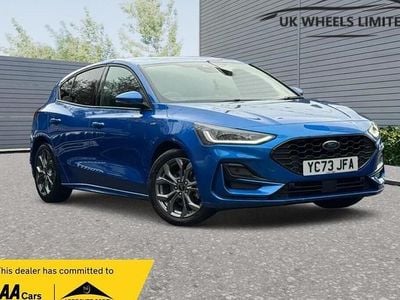 Blue Used 2024 Ford Focus ST-Line Hatchback | £16,390 (Good price)
