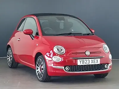 Used Fiat 500C Red 70 HP (51 kW) 2023 Red Cabriolet